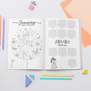 Bullet Dotted Journal Student Planner: A Premade Aesthetic Dotted Mental Health Tracker for Students