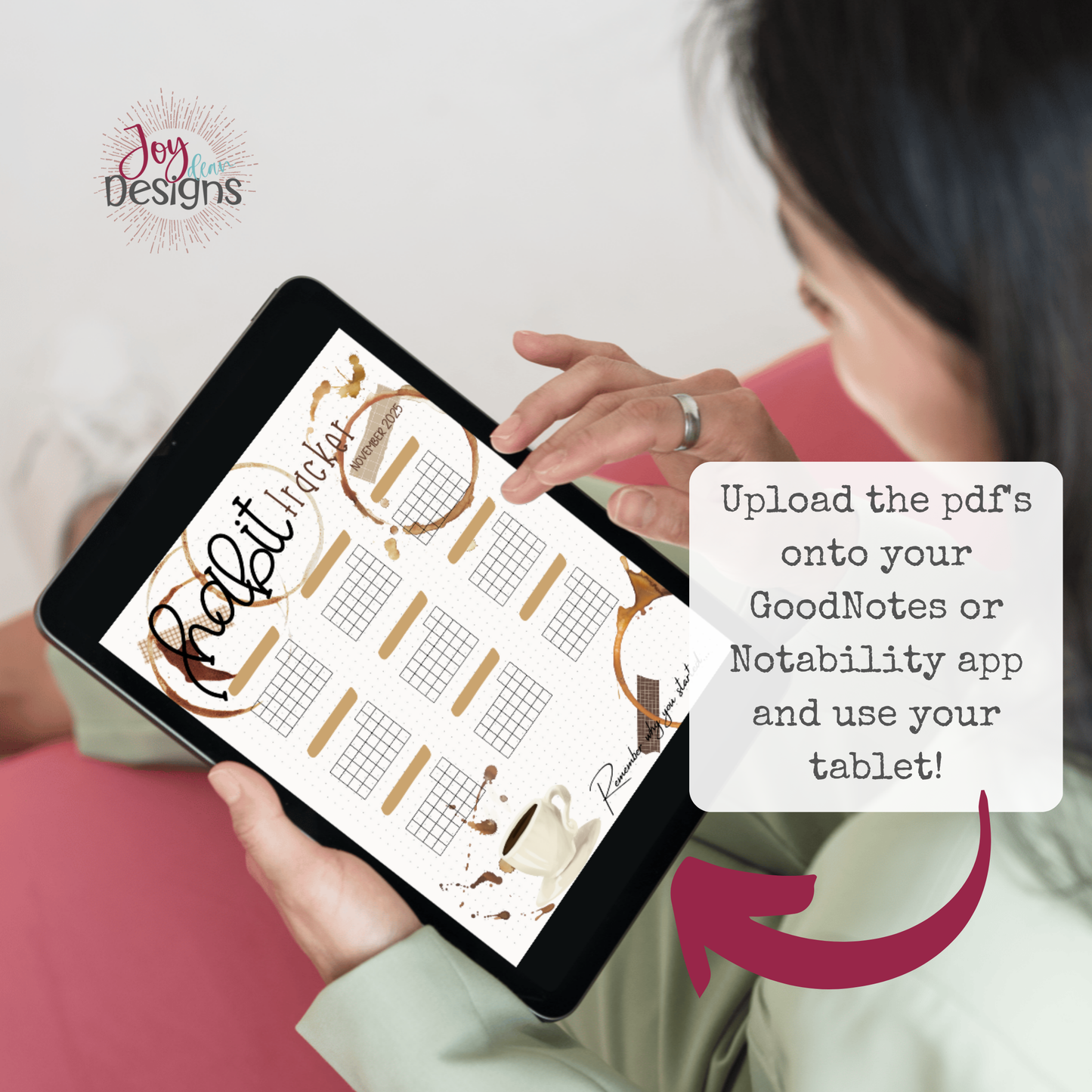 2025 PreMade Colored Digital Bullet Dotted Journal Planner | Instant Download Digital BUJO | For Use in Apps Like Goodnotes & Notability