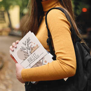 Bullet Dotted Journal Student Planner: A Premade Aesthetic Dotted Mental Health Tracker for Students