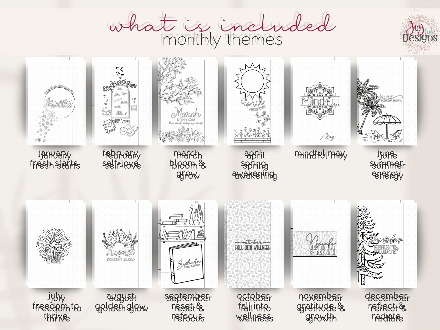 The Vital: 2026 Health & Wellness Bullet Journal Planner