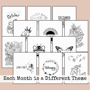 Bullet Dotted Journal Student Planner: A Premade Aesthetic Dotted Mental Health Tracker for Students
