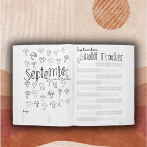 Bullet Dotted Journal Student Planner: A Premade Aesthetic Dotted Mental Health Tracker for Students