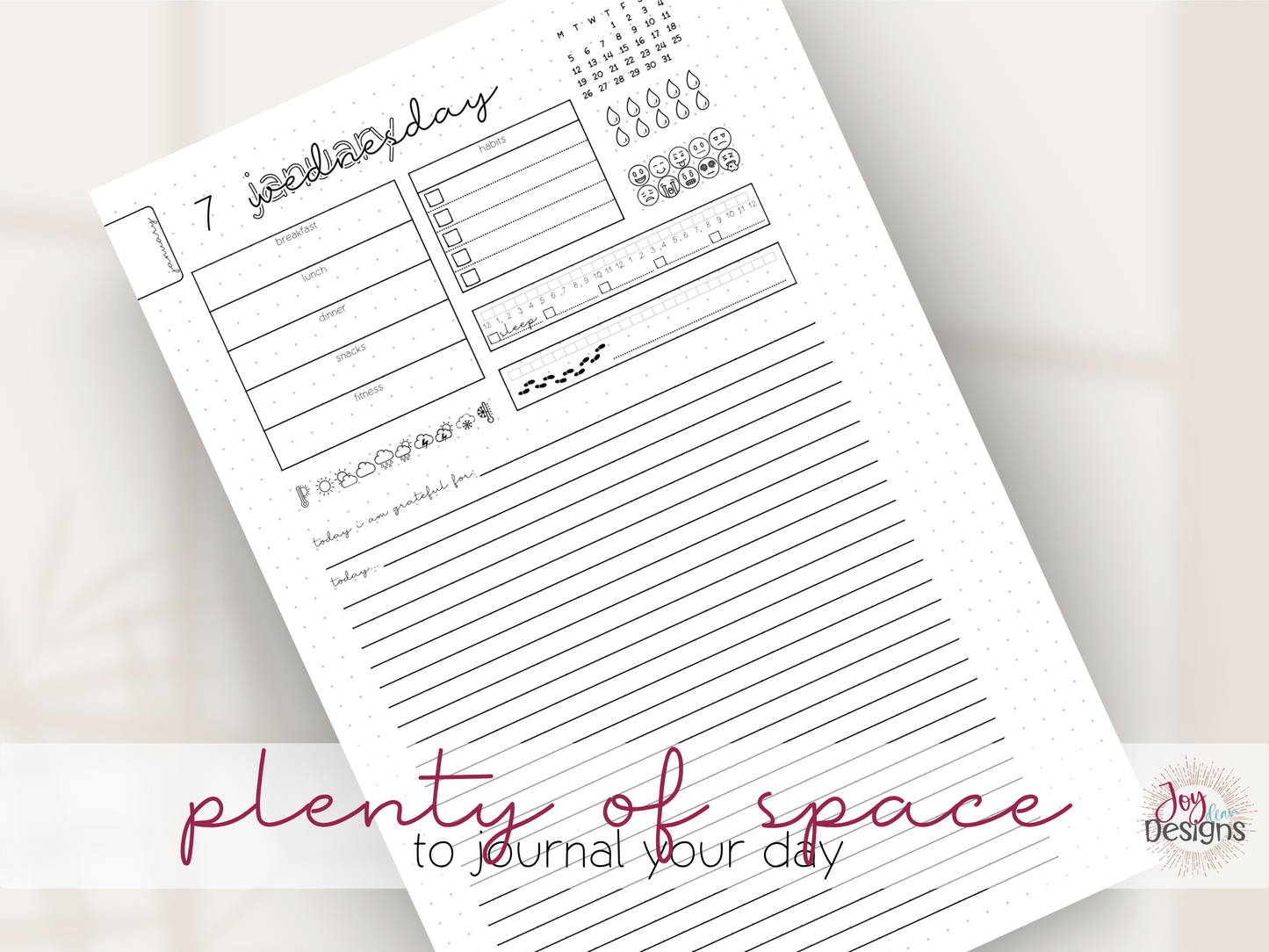 2026 methodical daily planner undated journal one page per day habit tracker mood tracker fitness tracker water tracker step tracker gratitude journal time tracker wellness planner productivity planner soft cover coil bound planner 6x9 notebook goal setting monthly calendar spread notes pages dotted pages pen test pages organization journal for women planner for busy life health tracker mindful planning routine builder self care journal daily reflection journaling system