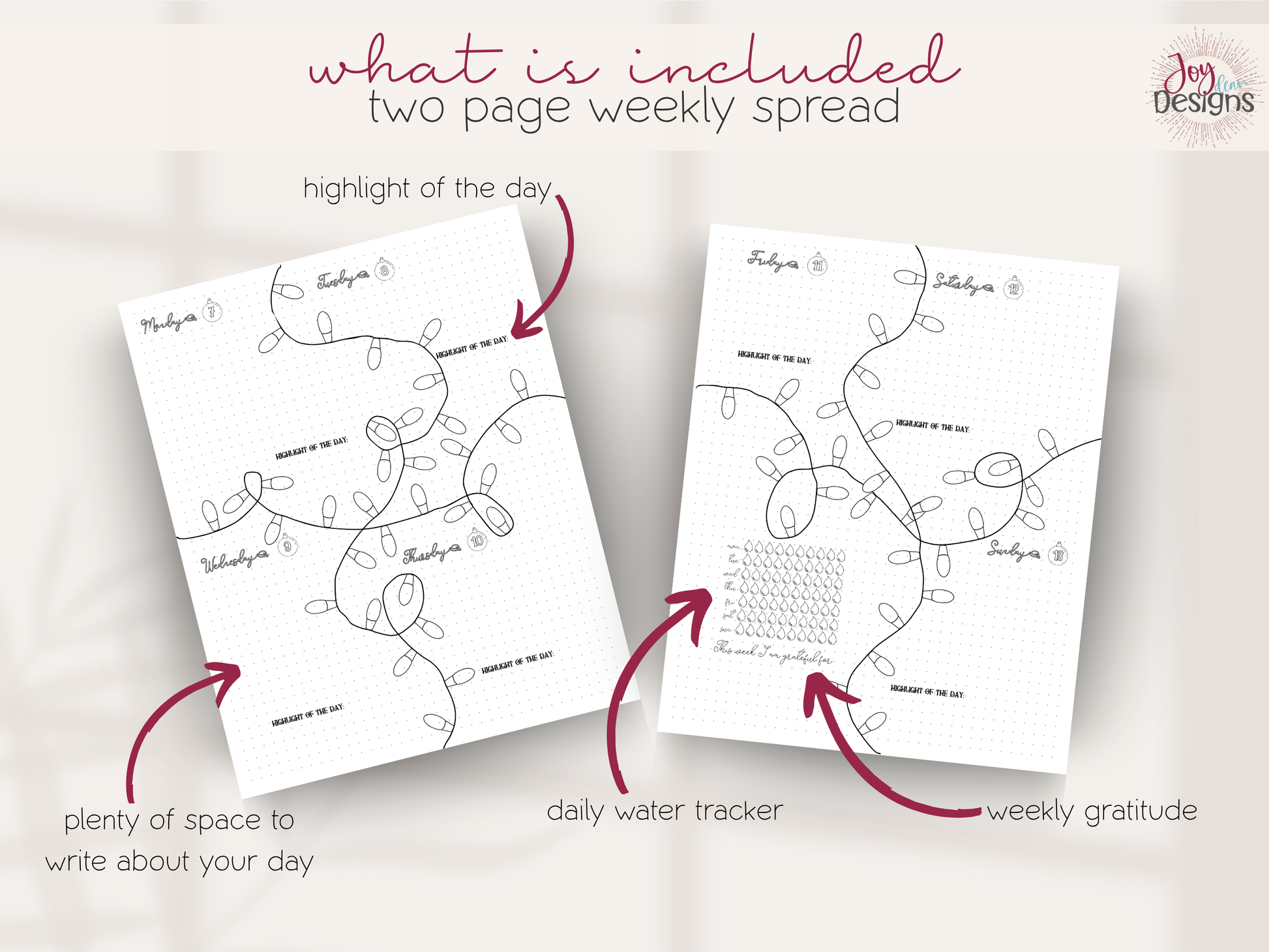 the enchanted 2026 coil bound planner bullet dotted journal pre made planner monthly themed journal 8x10 spiral planner productivity planner for women coloring pages habit tracker mood tracker goal setting planner creative journal calendar planner undated planner aesthetic planner journaling gift mindfulness journal mental health tracker organization planner daily planner weekly planner yearly overview bullet journal notebook joy dean designs 2026 planner stationery gift