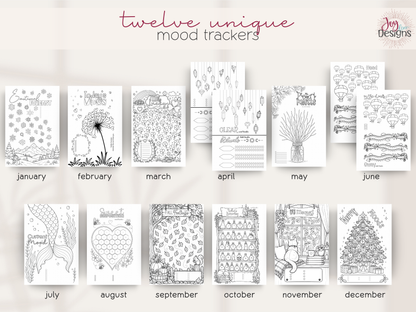 The Whimsy: Undated Premade Bullet Dotted Journal Planner | A little planning. A little colouring. A whole lot of whimsy. ✨