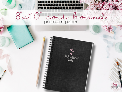 the enchanted 2026 coil bound planner bullet dotted journal pre made planner monthly themed journal 8x10 spiral planner productivity planner for women coloring pages habit tracker mood tracker goal setting planner creative journal calendar planner undated planner aesthetic planner journaling gift mindfulness journal mental health tracker organization planner daily planner weekly planner yearly overview bullet journal notebook joy dean designs 2026 planner stationery gift