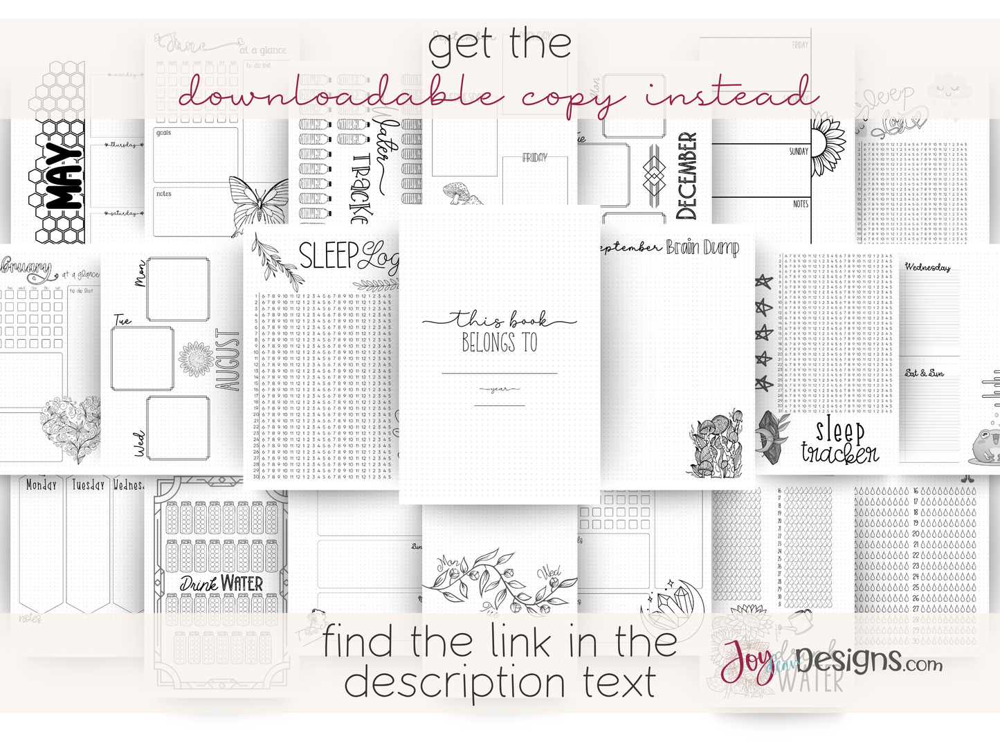 The Elegant: Undated Pre-Made Bullet Dotted Journal | Dot Grid Notebook | Premade Dotted Planner