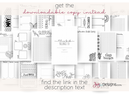 The Elegant: Undated Pre-Made Bullet Dotted Journal | Dot Grid Notebook | Premade Dotted Planner