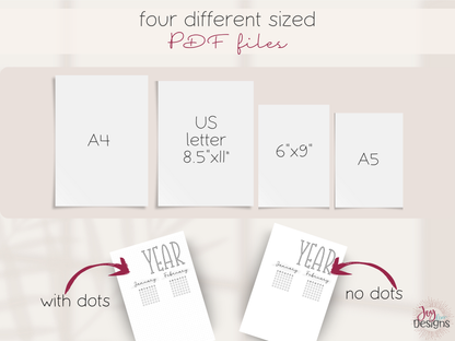 the elegant bullet dotted journal undated planner printable bujo minimalist planner digital download build your own journal coloring pages goodnotes planner notability planner aesthetic journal self care journal productivity planner goal setting notebook mindfulness planner creative journaling template diy planner digital stationery dotted or no dots pdf journal a4 a5 us letter 6x9 printable bullet journal pre made planner for beginners