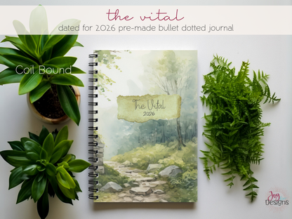 The Vital: 2026 Health & Wellness Bullet Journal Planner