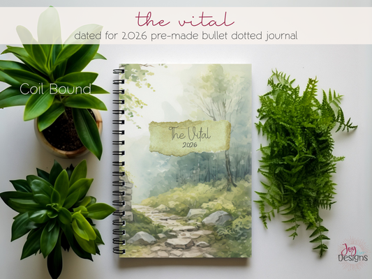 The Vital: 2026 Health & Wellness Bullet Journal Planner