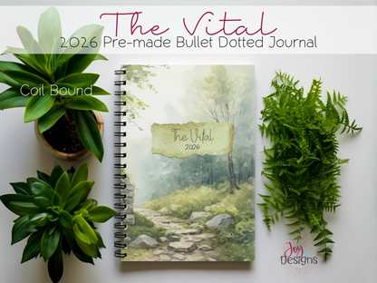 The Vital: 2026 Health & Wellness Bullet Journal Planner