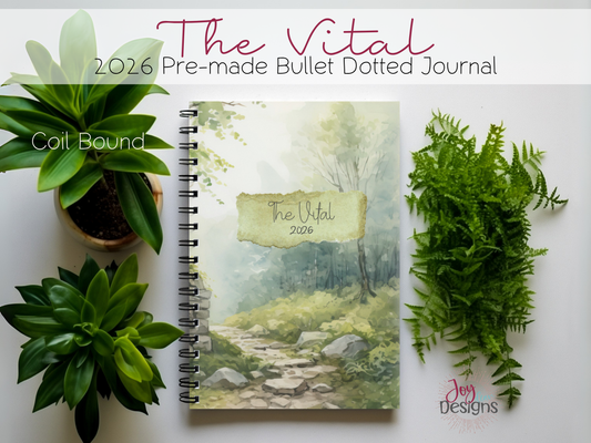 The Vital: 2026 Health & Wellness Bullet Journal Planner