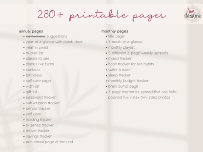 the elegant bullet dotted journal undated planner printable bujo minimalist planner digital download build your own journal coloring pages goodnotes planner notability planner aesthetic journal self care journal productivity planner goal setting notebook mindfulness planner creative journaling template diy planner digital stationery dotted or no dots pdf journal a4 a5 us letter 6x9 printable bullet journal pre made planner for beginners