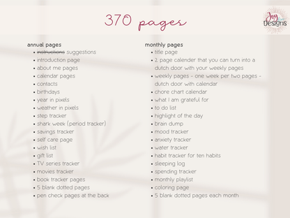 aesthetic bullet journal 2026 premade dotted planner dated bujo creative planner for women monthly themes winter valentines bees easter plants space citrus ice cream owls halloween coffee christmas mental health tracking anxiety mood water sleep habit savings and spending logs dutch door layouts coloring pages bleed proof paper self care reflection organization journaling routine perfect gift idea for teens and adults