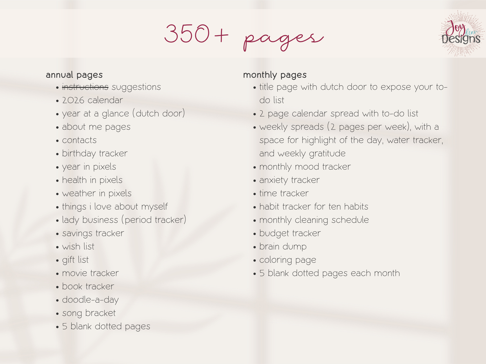 the enchanted 2026 coil bound planner bullet dotted journal pre made planner monthly themed journal 8x10 spiral planner productivity planner for women coloring pages habit tracker mood tracker goal setting planner creative journal calendar planner undated planner aesthetic planner journaling gift mindfulness journal mental health tracker organization planner daily planner weekly planner yearly overview bullet journal notebook joy dean designs 2026 planner stationery gift