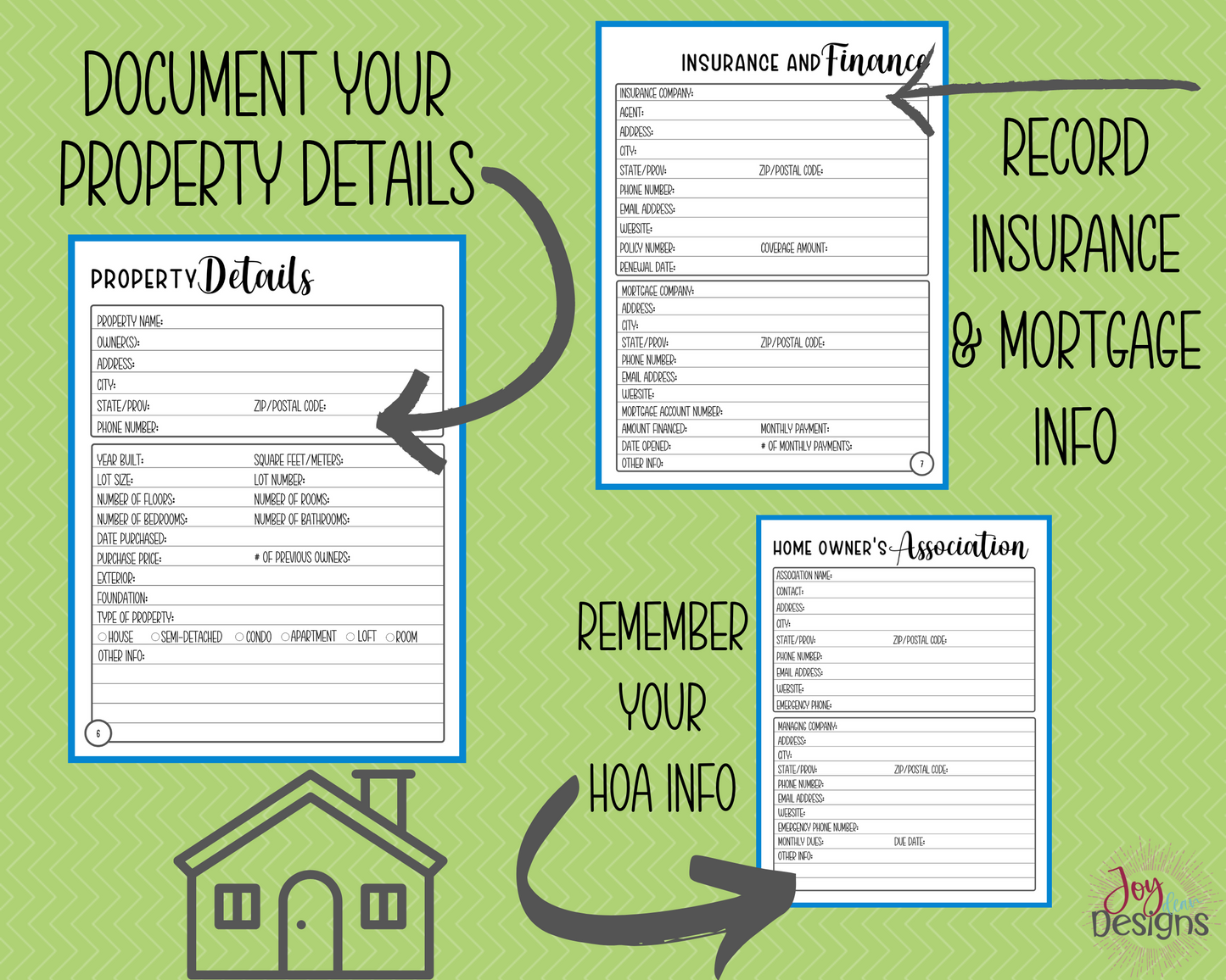 Home Inventory Record Book: Complete Home Inventory and Maintenance System to Keep Track of Personal Property - Digital Instant Download