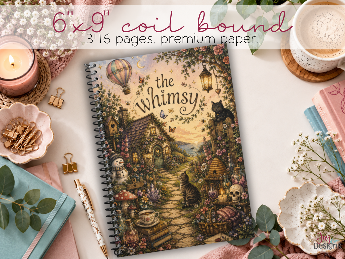 The Whimsy: Undated Premade Bullet Dotted Journal Planner | A little planning. A little colouring. A whole lot of whimsy. ✨