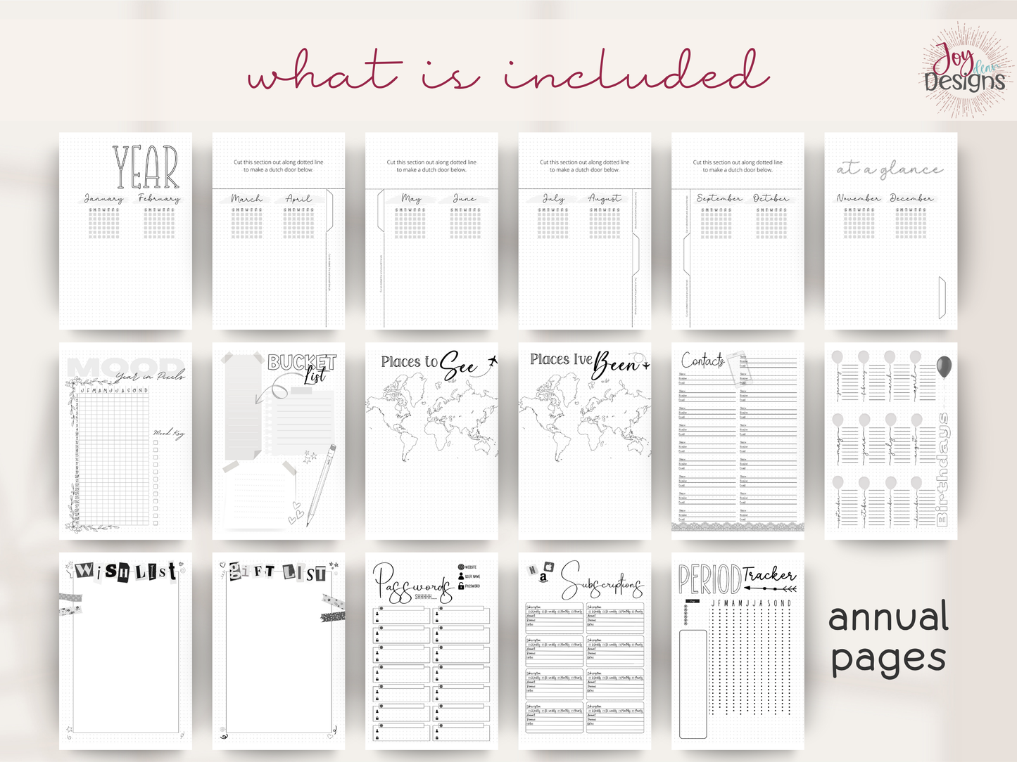 the elegant bullet dotted journal undated planner printable bujo minimalist planner digital download build your own journal coloring pages goodnotes planner notability planner aesthetic journal self care journal productivity planner goal setting notebook mindfulness planner creative journaling template diy planner digital stationery dotted or no dots pdf journal a4 a5 us letter 6x9 printable bullet journal pre made planner for beginners