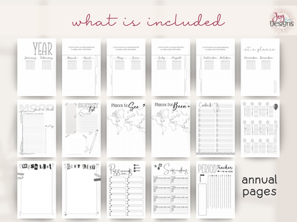 the elegant bullet dotted journal undated planner printable bujo minimalist planner digital download build your own journal coloring pages goodnotes planner notability planner aesthetic journal self care journal productivity planner goal setting notebook mindfulness planner creative journaling template diy planner digital stationery dotted or no dots pdf journal a4 a5 us letter 6x9 printable bullet journal pre made planner for beginners