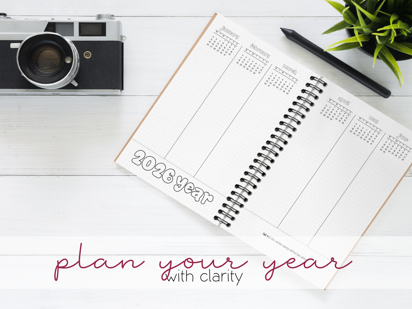 The Vital: 2026 Health & Wellness Bullet Journal Planner