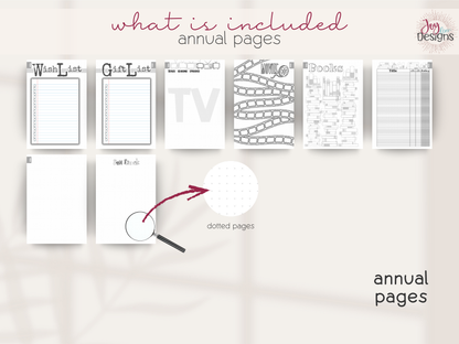 aesthetic bullet journal 2026 premade dotted planner dated bujo creative planner for women monthly themes winter valentines bees easter plants space citrus ice cream owls halloween coffee christmas mental health tracking anxiety mood water sleep habit savings and spending logs dutch door layouts coloring pages bleed proof paper self care reflection organization journaling routine perfect gift idea for teens and adults