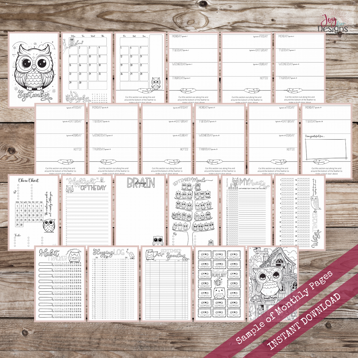 The Aesthetic: 2025 Pre-Made Bullet Dotted Journal Pages; Instant Download Printable Dotted Planner. Track Anxiety & Mental Health.