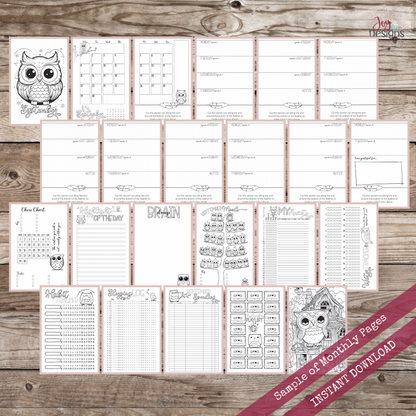 The Aesthetic: 2025 Pre-Made Bullet Dotted Journal Pages; Instant Download Printable Dotted Planner. Track Anxiety & Mental Health.