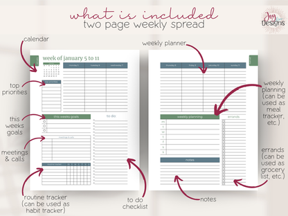 2026 professional planner corporate planner minimalist work planner spiral bound planner 7x9 planner physical planner office planner business planner weekly work planner monthly work planner professional goals planner project planner executive planner clean layout productivity planner desk planner black spiral planner neutral aesthetic modern planner goal setting planner corporate organization work planning notebook professional agenda structured planning system