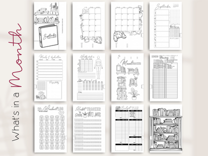 The Vital: 2026 Health & Wellness Bullet Journal Planner