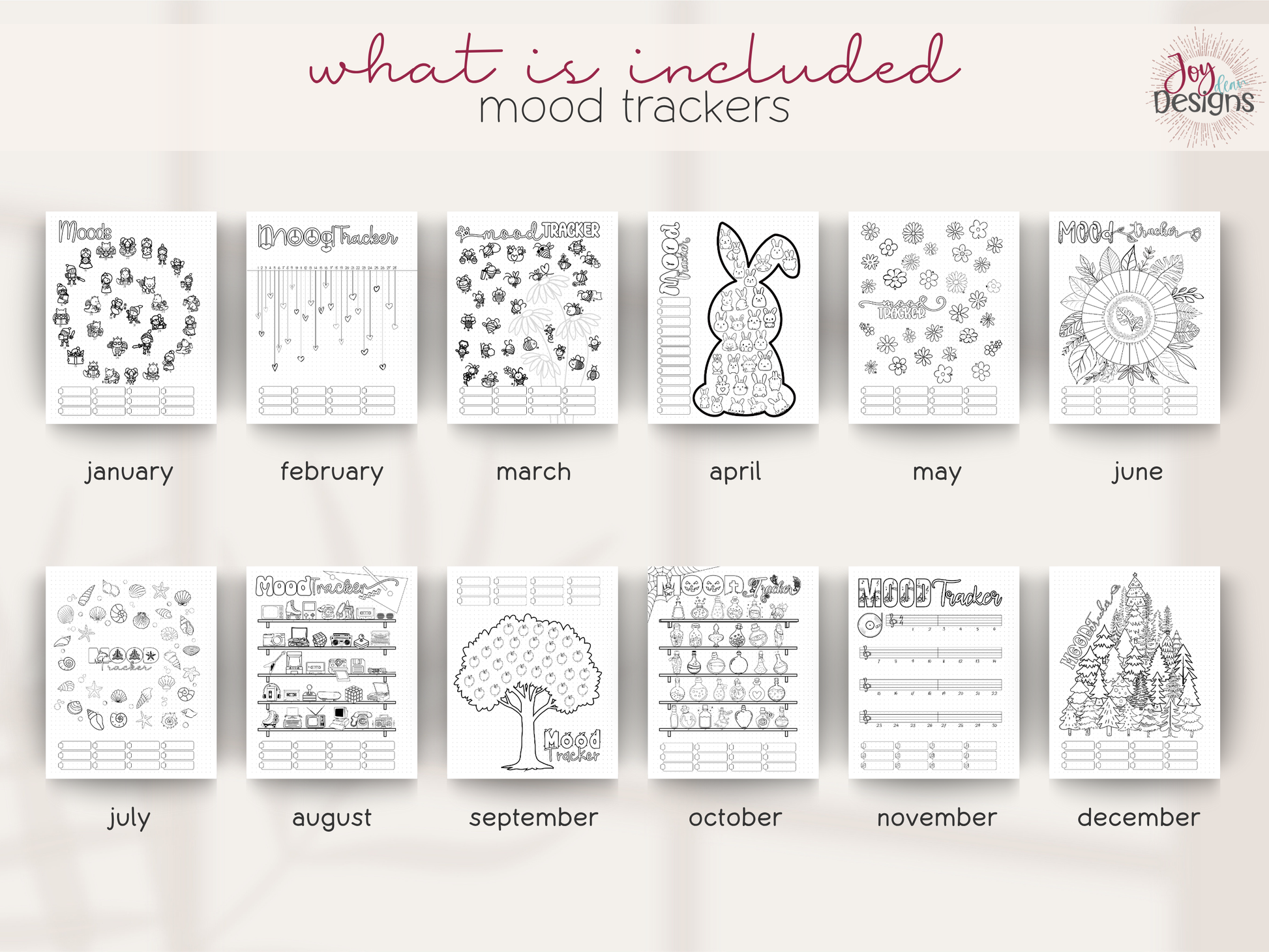 the enchanted 2026 coil bound planner bullet dotted journal pre made planner monthly themed journal 8x10 spiral planner productivity planner for women coloring pages habit tracker mood tracker goal setting planner creative journal calendar planner undated planner aesthetic planner journaling gift mindfulness journal mental health tracker organization planner daily planner weekly planner yearly overview bullet journal notebook joy dean designs 2026 planner stationery gift