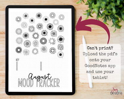 August PreMade Bullet Dotted Journal Planner Pages | Instant Download Printable Planner | Weekly Bujo Inserts Template PDF 2 Sizes