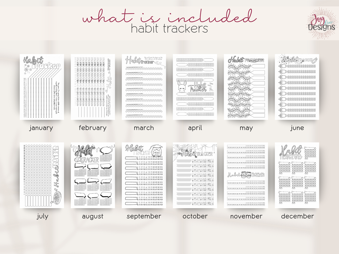 aesthetic bullet journal download pdf 2026 premade dotted planner digital bujo creative planner for women mental health tracking anxiety mood water sleep habit logs monthly themes winter valentines bees easter plants space citrus ice cream owls halloween coffee christmas printable journal in four sizes 6x9 US Letter A4 A5 coloring pages dutch door layouts bleed proof style organization self care routine gift idea