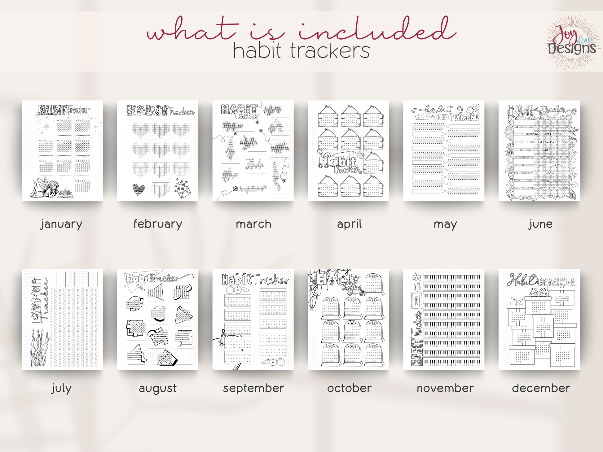 the enchanted 2026 digital planner bullet dotted journal download printable planner goodnotes planner notability planner pre made bujo monthly themes coloring pages habit tracker mood tracker goal setting planner creative digital journal undated planner aesthetic planner productivity planner for women mindfulness journal self care tracker organization planner daily planner weekly planner yearly overview bullet journal pages instant download joy dean designs 2026 planner printable stationery