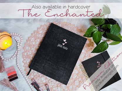 The Enchanted: 2025 Pre-Made Bullet Dotted Journal | Coil-Spiral Bound