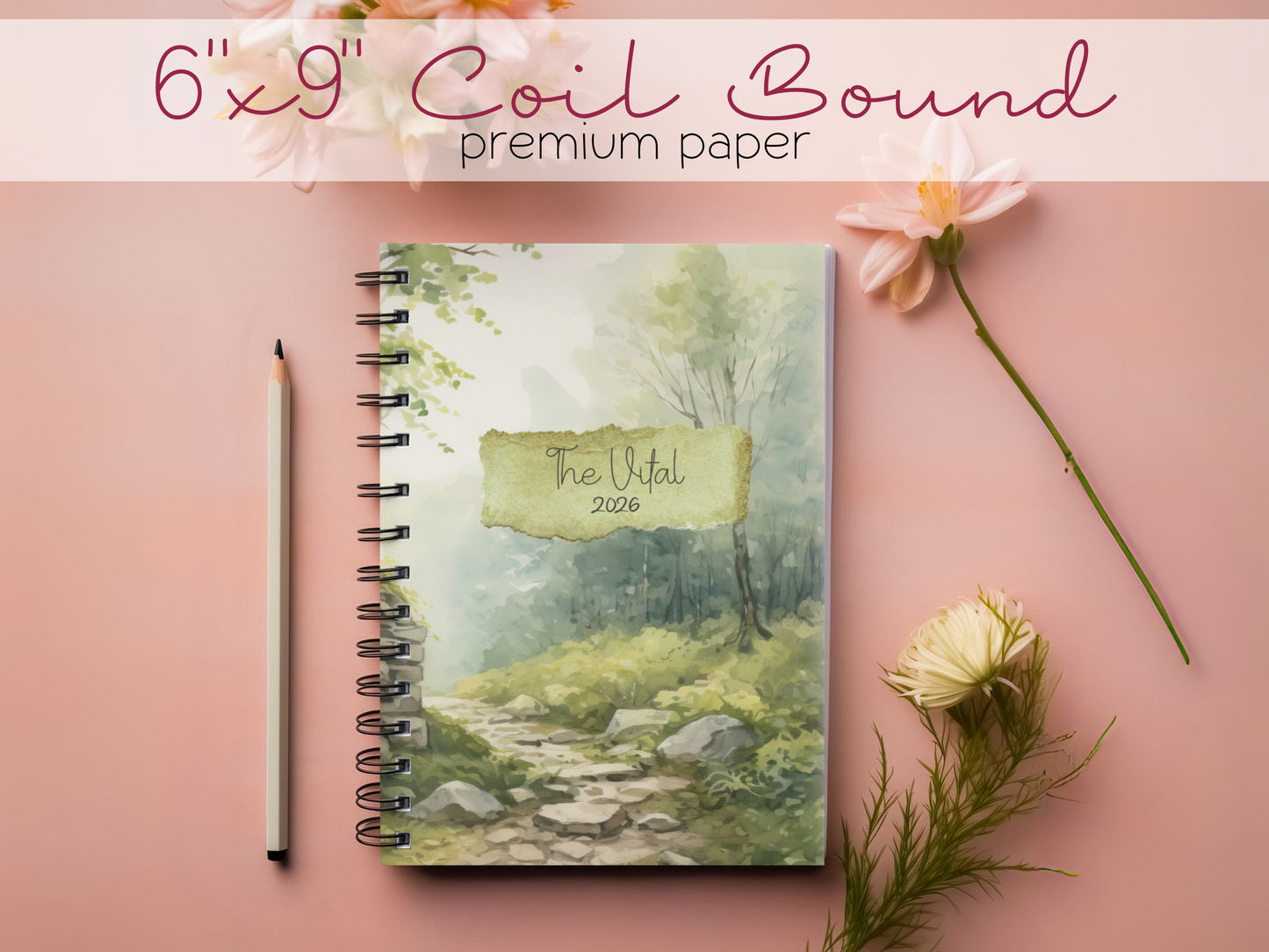 The Vital: 2026 Health & Wellness Bullet Journal Planner