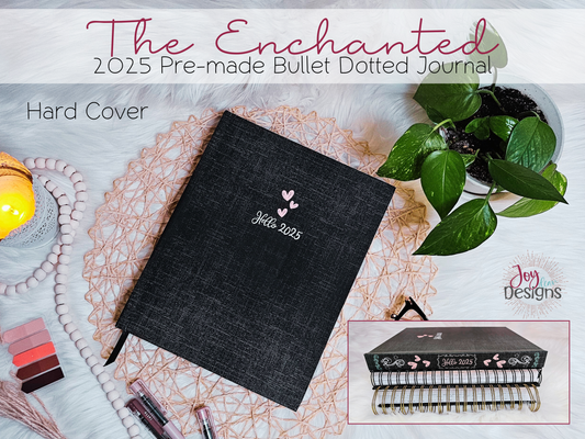 The Enchanted: 2025 Pre-Made Bullet Dotted Journal | Hard Cover