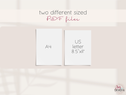 2026 Monthly Calendars Doodle Coloring Instant Download Printable Calendar 8.5x11 and A4