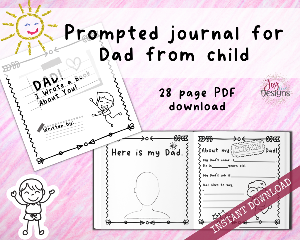fill book blank kids awesome dad daddy father cute blank book from love child kid son daughter dada creative writing prompts coloring drawing fillable step-dad car poem personalized present papa gifts birthday father's day fathers day christmas gift amazing fun customizable stickers prompted dads words pictures unique family books step-father