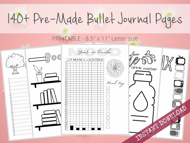 2024 Pre-made Bullet Journal Available for Pre-order now!!!! 