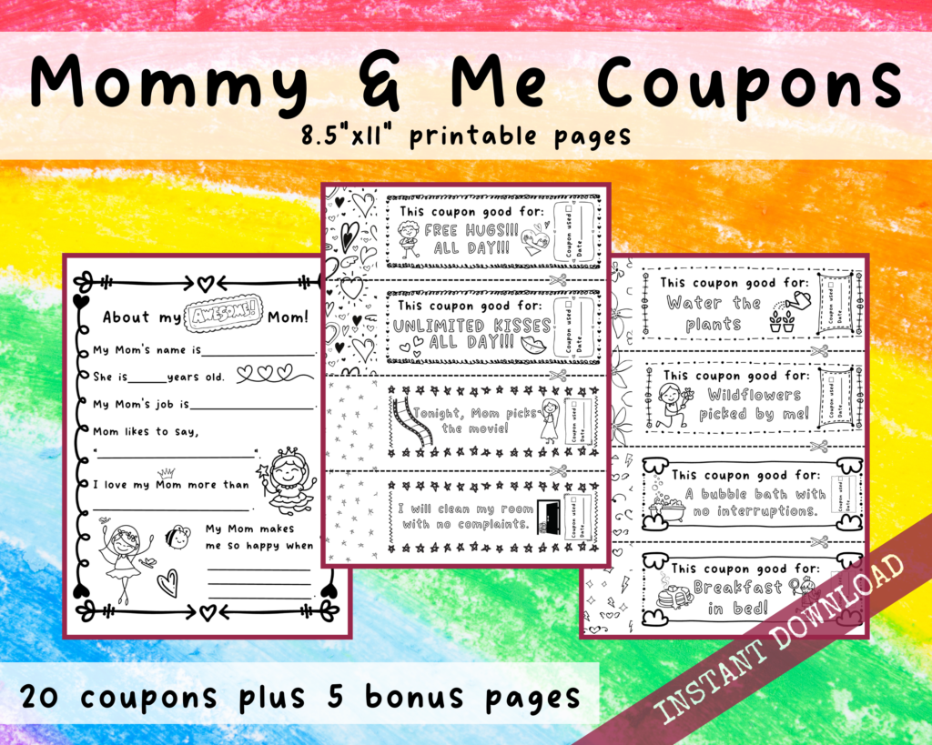 fill in blank from kids awesome mom mommy mother child kid son daughter mama creative writing prompts coloring drawing fillable step mom poem personalized present prompted moms birthday mother's day mothers day christmas gift funny coupons